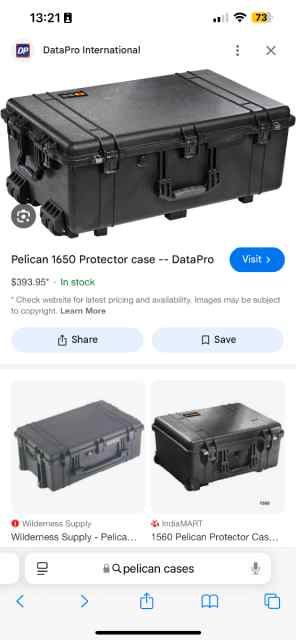 WTT/WTS: Like New Pelican 1650 Cases x2