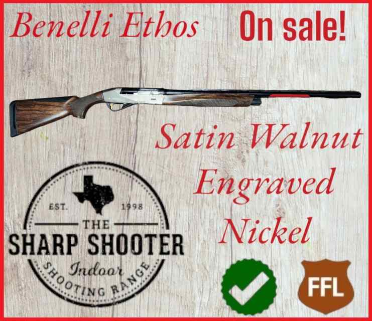 Benelli Ethos Field Nickel 20Ga Engraved! ON SALE!