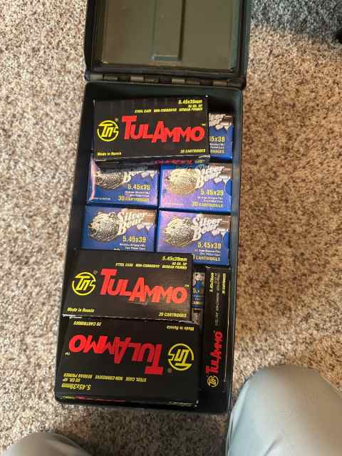 2500 rounds of in box 5.45 ammo