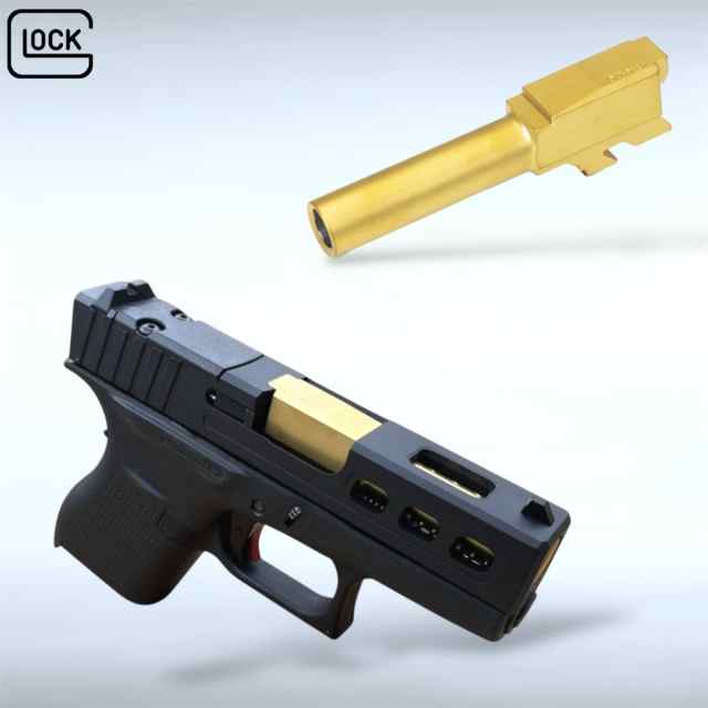 G43/43X Barrel - Flush & Crown - Gold TIN