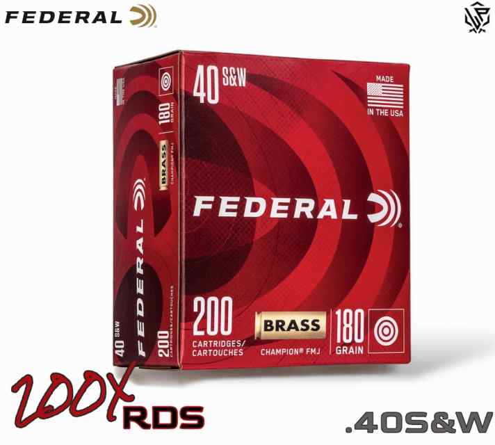 Federal Premium Champion .40 S&amp;W 180gr 200rds