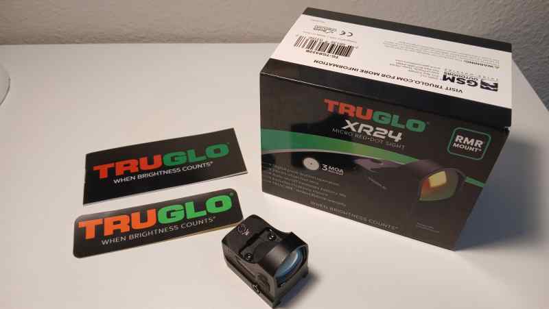 Truglo XR24 Reflex/Pistol Red Dot RMR Mount