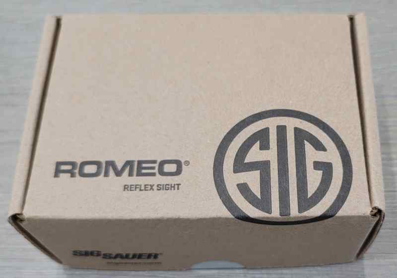 NEW, SEALED Sig Sauer Romeo Zero 3 MOA red dot