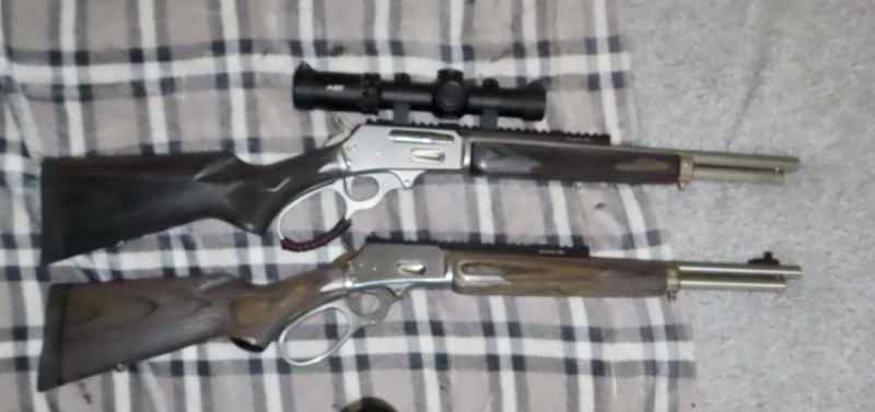 Marlin 30-30 and Marlin 44 mag in stainless