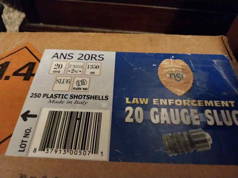 20ga &amp; 410 GA Shotgun Slugs law enforcement 