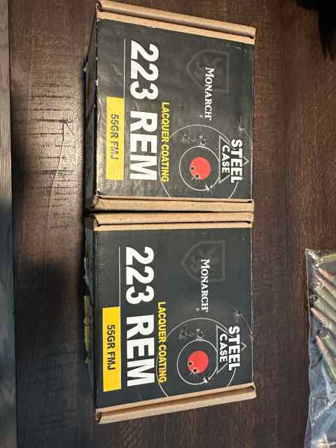 223 Ammo-100 rounds Monarch 55gr fmj 