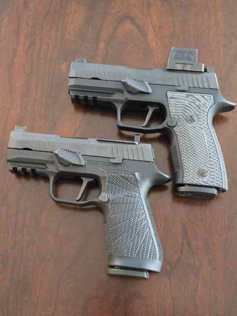 SIg AXG Classic 509t and P320 X Carry