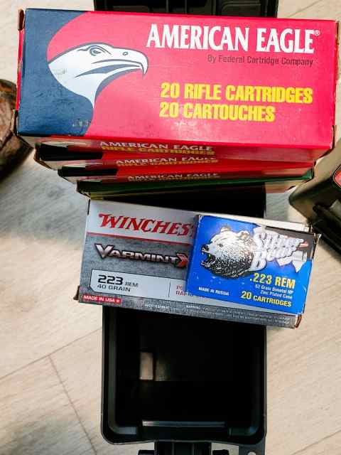 140 RDS 223 RIFLE AMMO FS/FT $60