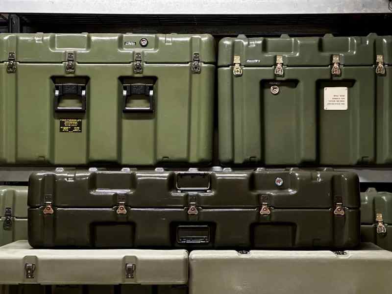 MILITARY PELICAN HARDIGG M249 UTILITY STORAGE CASE