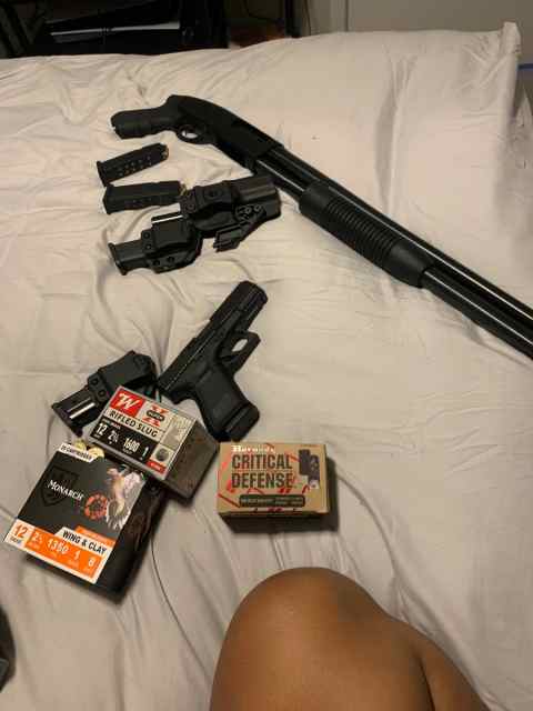 Glock 23 Gen 5/ Mossberg Pistol grip package deal 