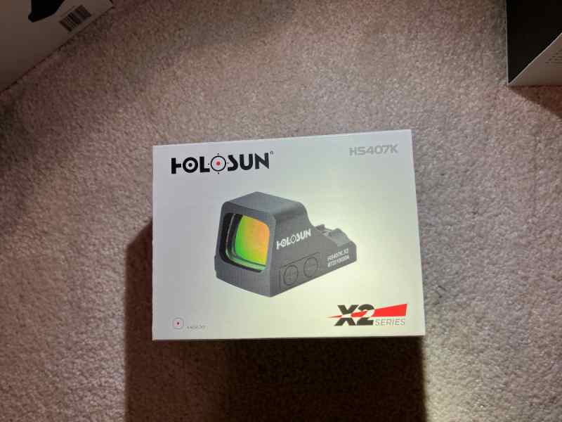 holosun HS407k red dot - new