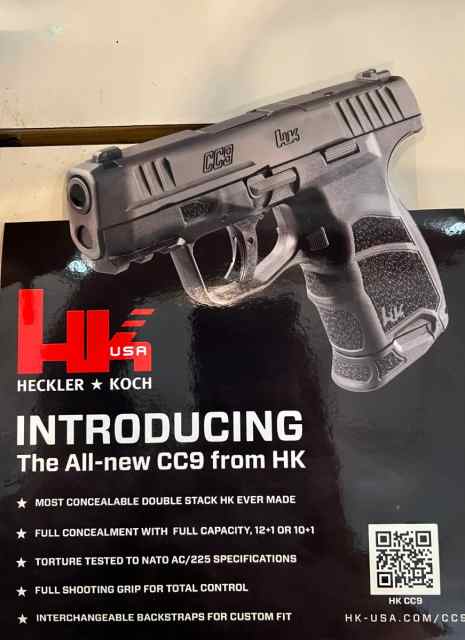 H&amp;K CC9 Micro 9mm in Houston Texas