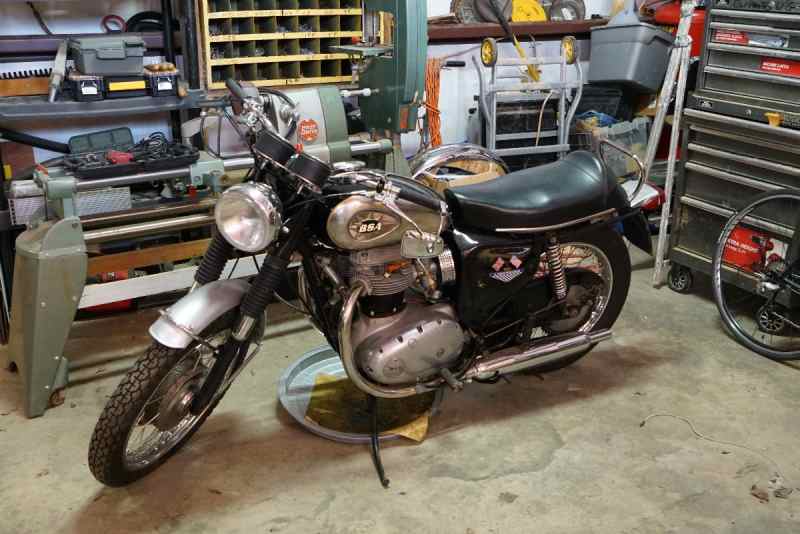 70 BSA 650 Iightning restored motorcycle