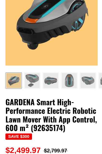 Robotic lawnmower with Bluetooth capabilities new!