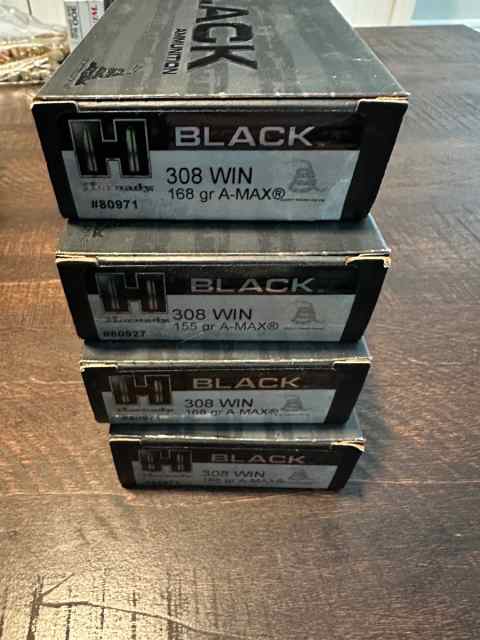 Hornady Black .308 Win 168gr A-Max