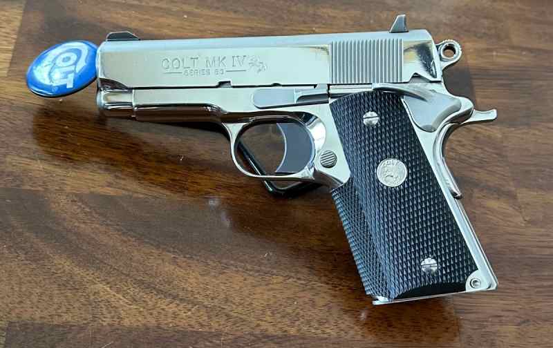 Colt .45 Officer-Bright Stainless 