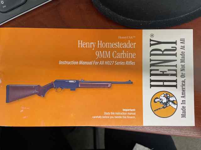 9MM Henry Homesteader