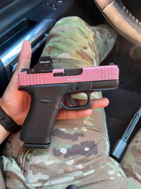 Pink Glock 43x mos 