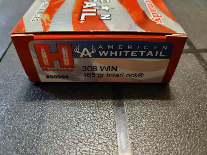.308 Hornady American Whitetail $25