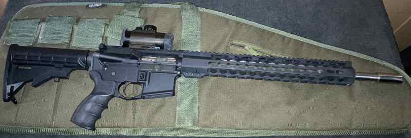 PSA AR-15 w/ammo, mags, case, optic $550 for sale