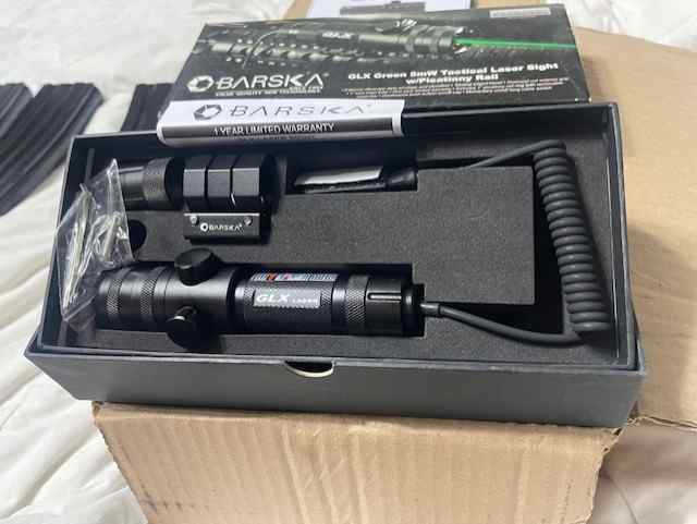 BARSKA GLX GREEN 5MW TACTICAL LASER  SIGHT 