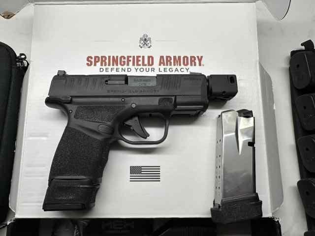 Springfield Hellcat RDP 9mm3.8”bar.HexSightNew