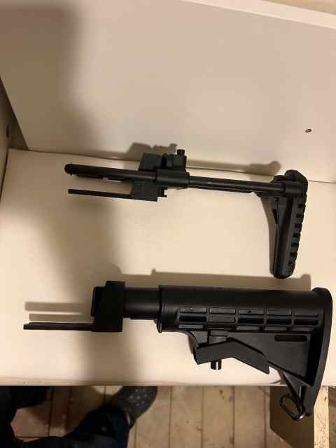 AK STOCK ADAPTERS + RED DOT + 3x. CLOSET CLEAN OUT