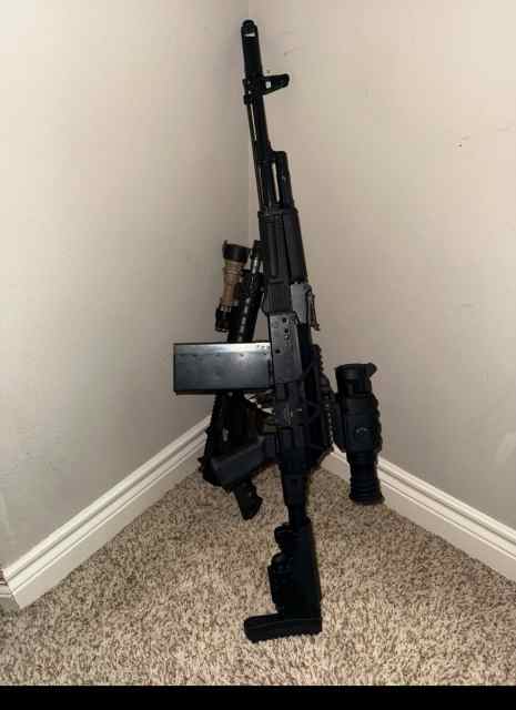 Fully converted Saiga 308 