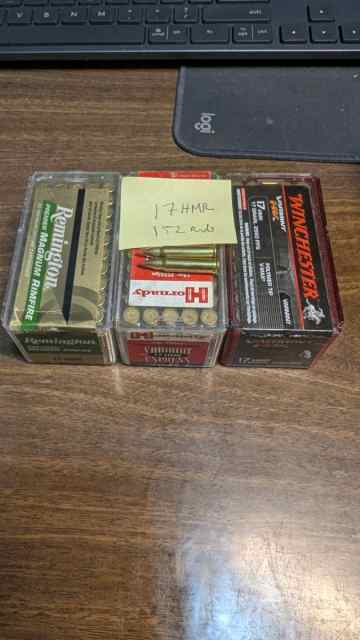 .17 HMR Ammo Lot – 152 Rounds – $75 – Hornady