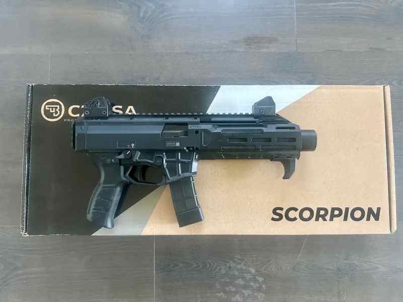 CZ Scorpion 3+ w/picatinny stock adapter