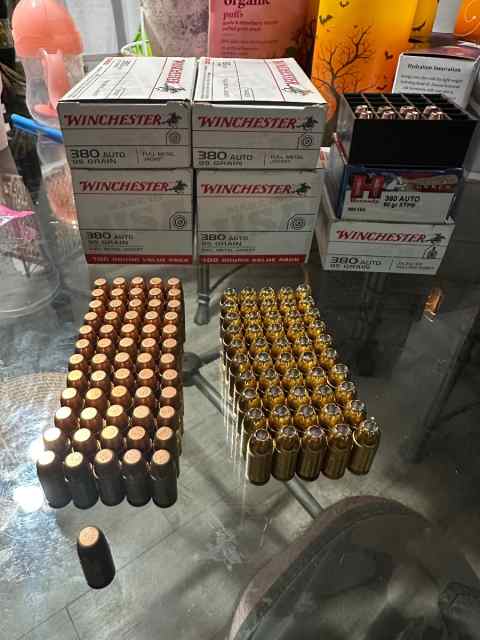 .380 ammo fmj and jhp