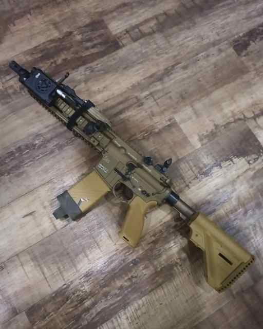 ***** HK 416 A5  RAL 8000  F/A bcg  matching SNs