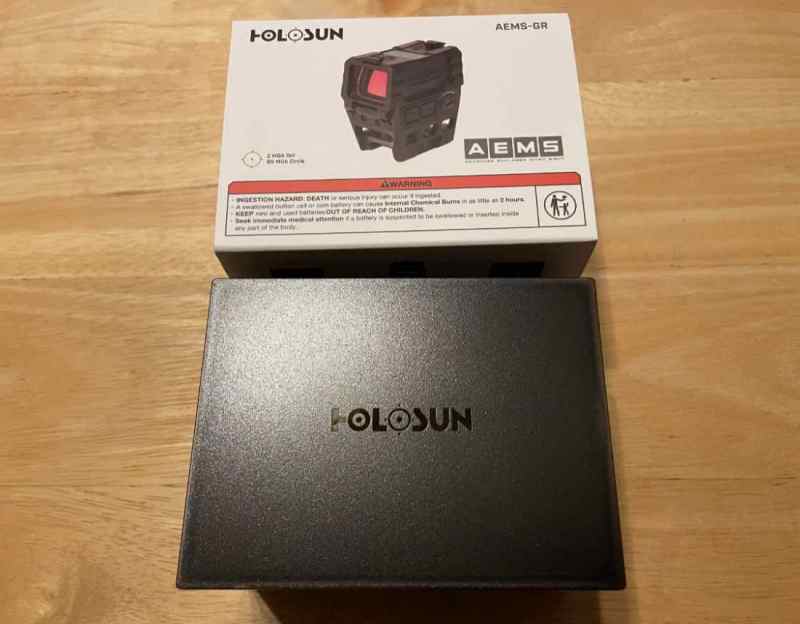 Holosun AEMS Green Dot Sight AEMS-221301