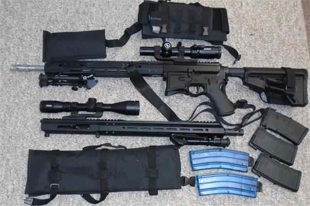 Seekins AR Complete 223 Wylde and .22Lr Upper