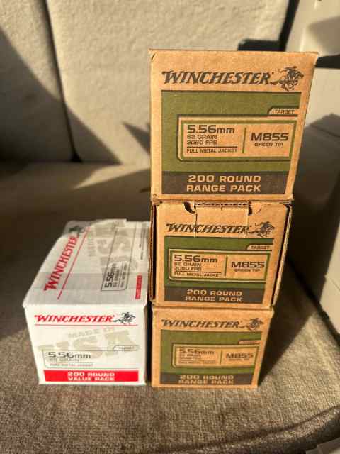 Winchester 5.56 ammo 