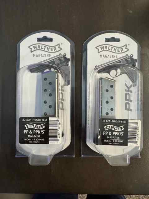 PP/PPKS 32acp eight round magazines