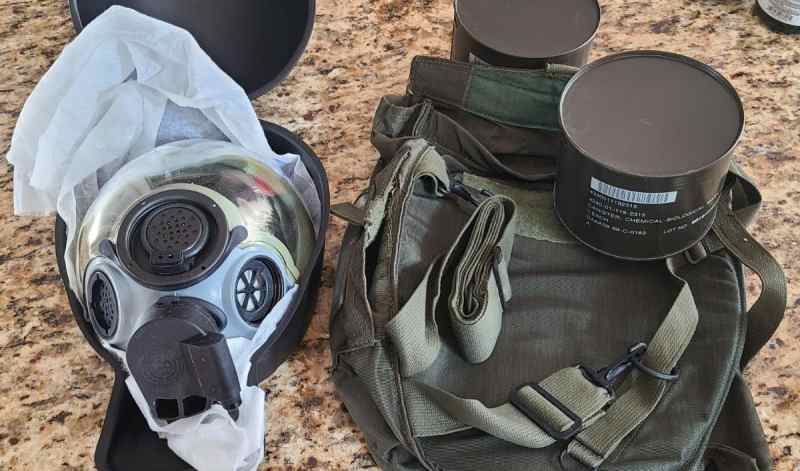 New Gas Mask MCU-2/P US Navy Small 