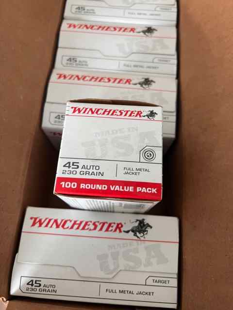 Winchester 45acp 230gr 500 rounds