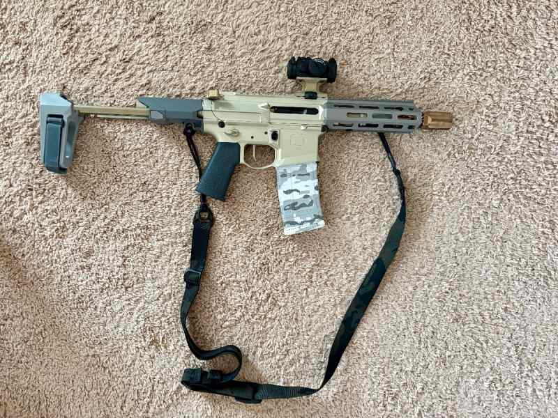  Honey Badger GEN 2 300 BLK 7” Pistol - Full Setup