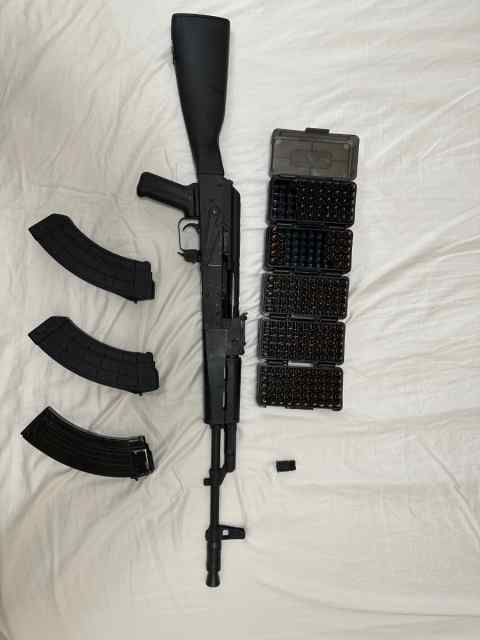 WASR-10 AKM with extras