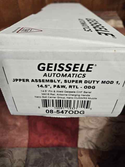 Geissele Super Duty Complete Upper, 14.5&quot; HUXWRX 