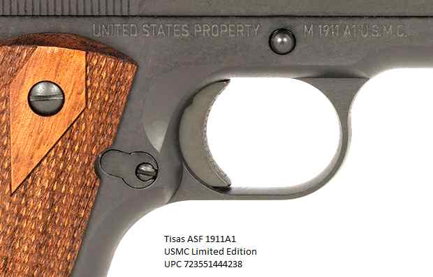 New Tisas ASF limited edition 1911A1 USMC FS/FT