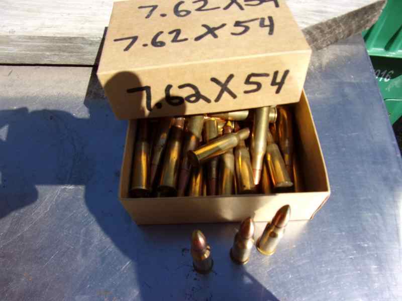  Russian 7.62 x54R ammunition