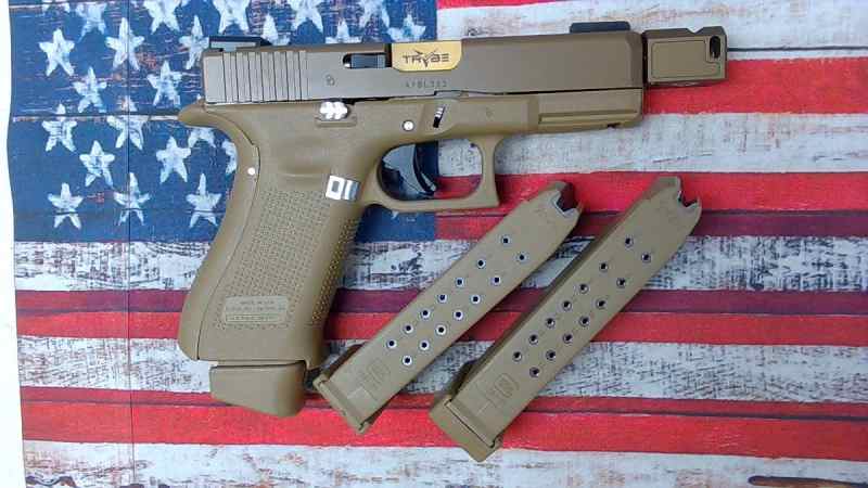 **CUSTOM** Glock 19X Coyote Tan 9mm 4.02&quot; Barrel