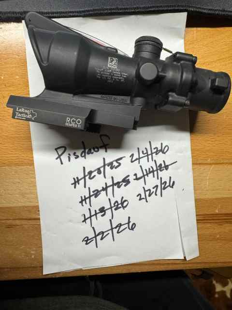 ACOG TA31F w/ Larue Mount