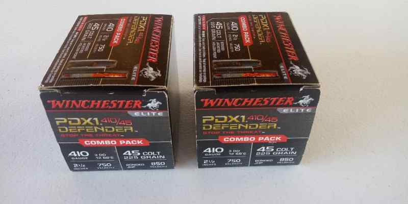 Winchester PDX1 Defender 45LC/410 Combo Packs (2) 