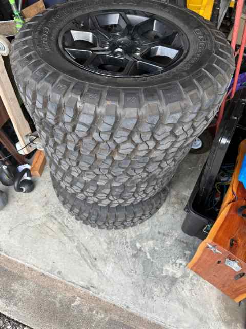 Jeep tires and rims.  Trade/sale