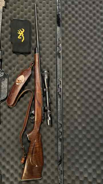 Nice 30-06 Bolt Action Rifle, Scope, Sling, Case