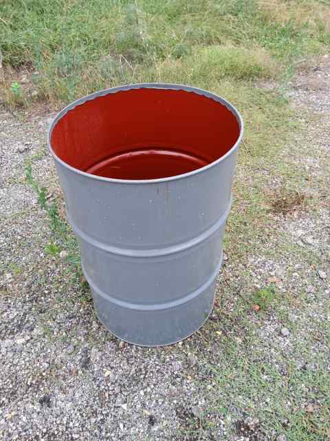 55 gallon metal burn barrels/trashcans