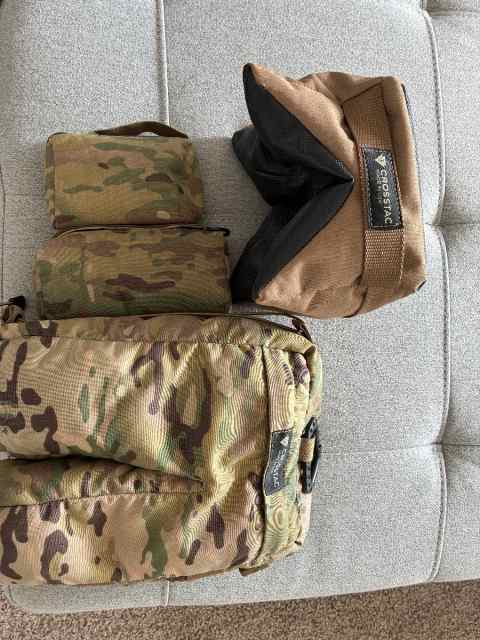 Crosstac shooting bags